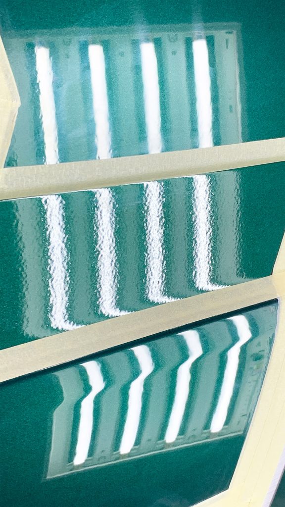 Levelling Repainted Panel